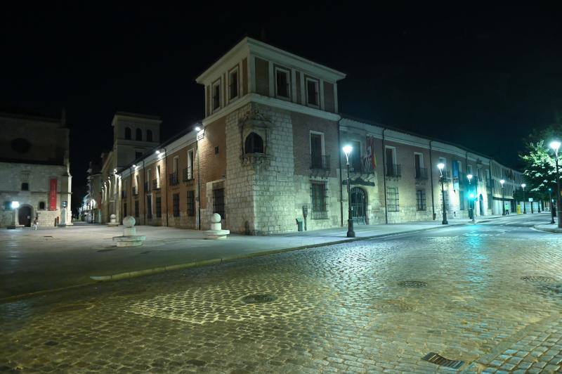 El Palacio de Pimentel, apagado.