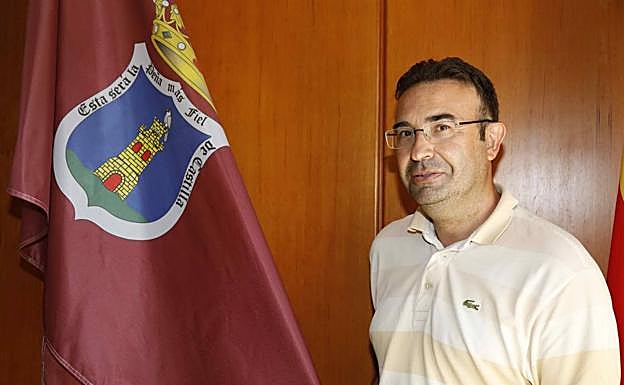 El alcalde de Peñafiel, Roberto Díez. 