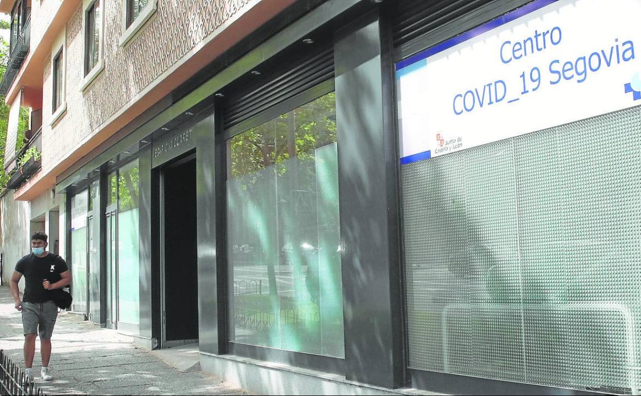 Centro covid urbano, en Padre Claret, donde se instalará el hospital de día psiquiátrico. 