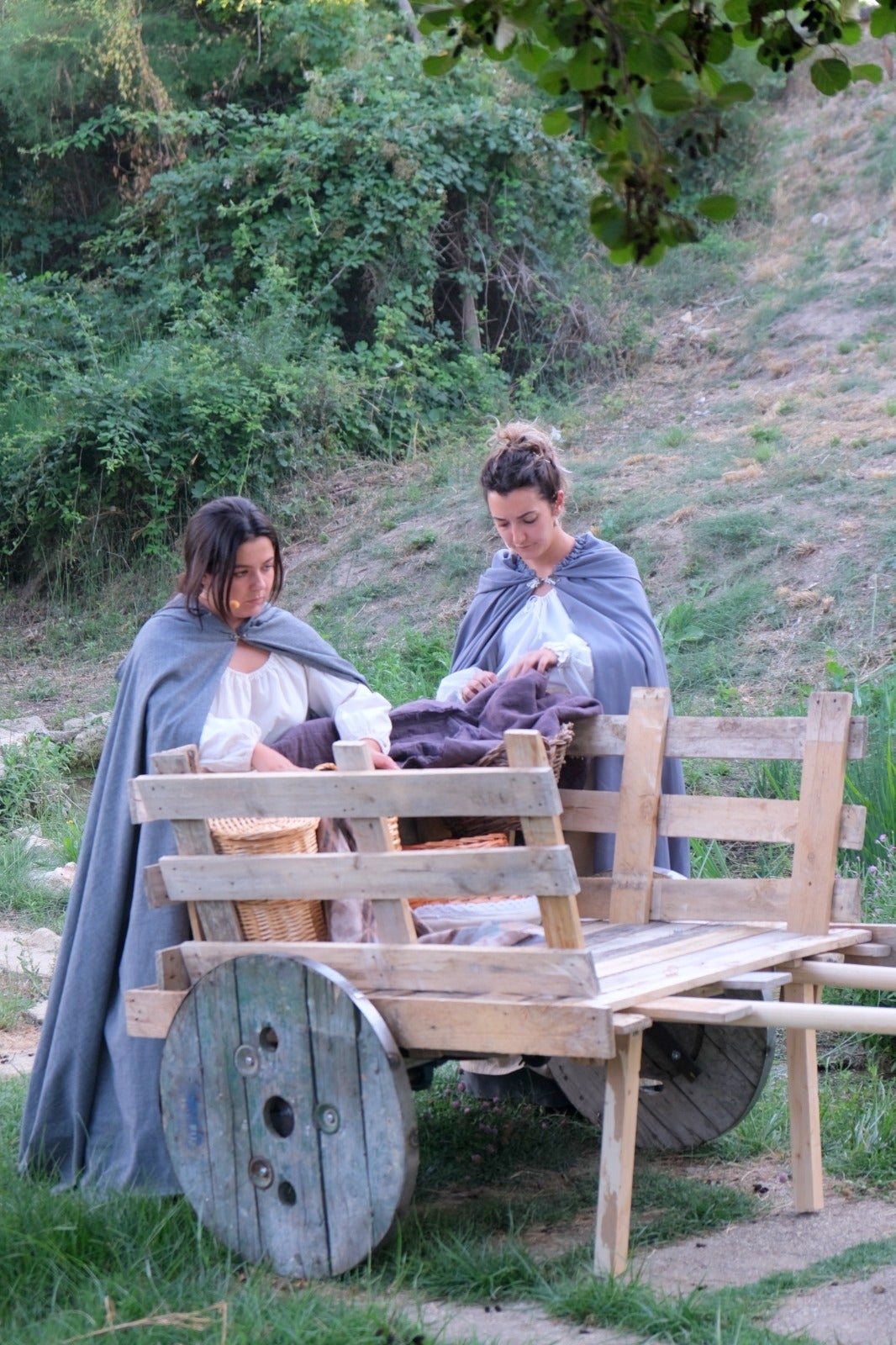 El Canal de Castilla fue el margo elegido para la ruta teatralizada en Villamuriel de Cerrato