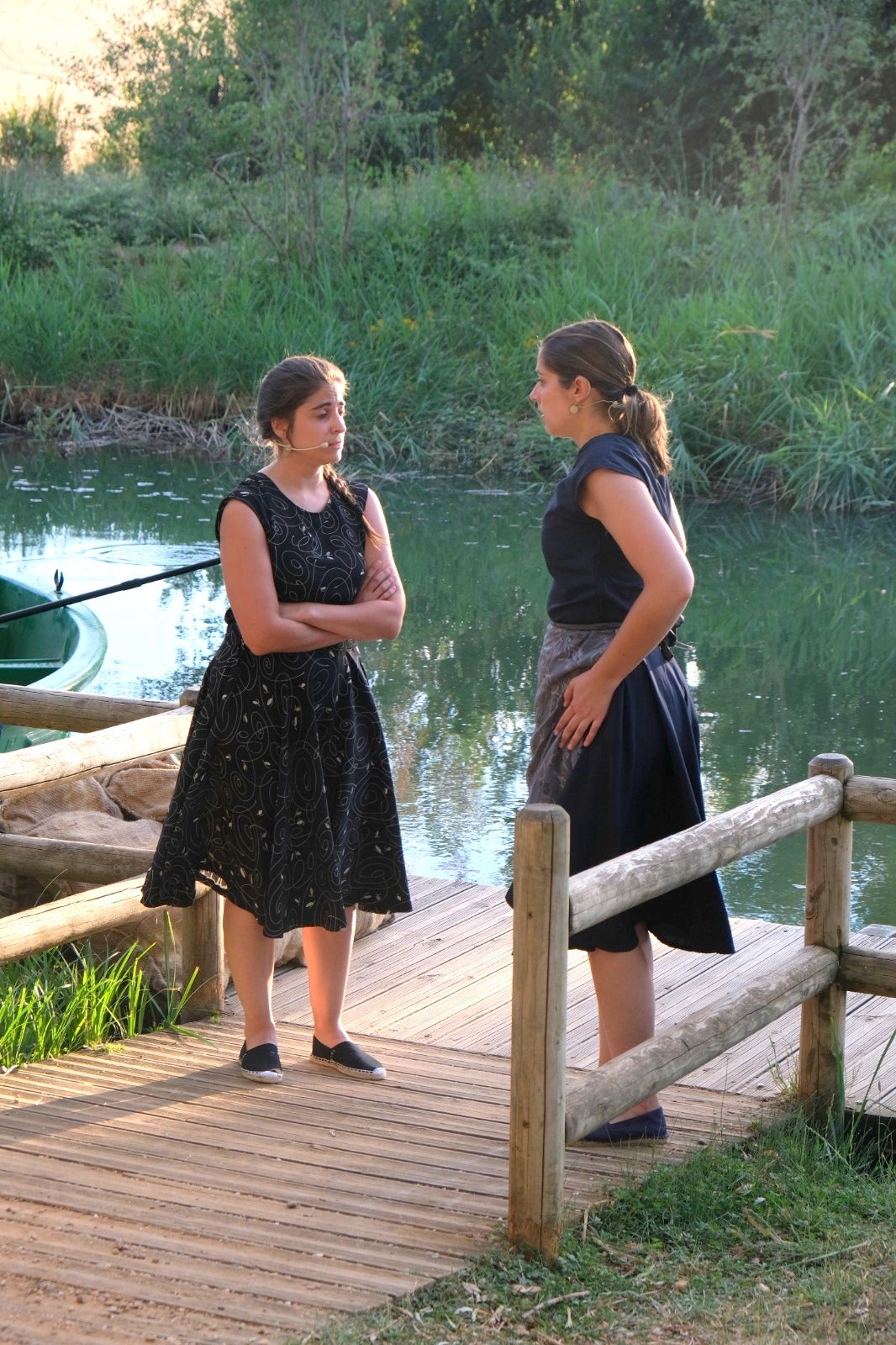 El Canal de Castilla fue el margo elegido para la ruta teatralizada en Villamuriel de Cerrato