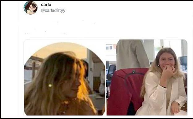 Imagen de Clara Chía Marti que circula por las redes sociales. 