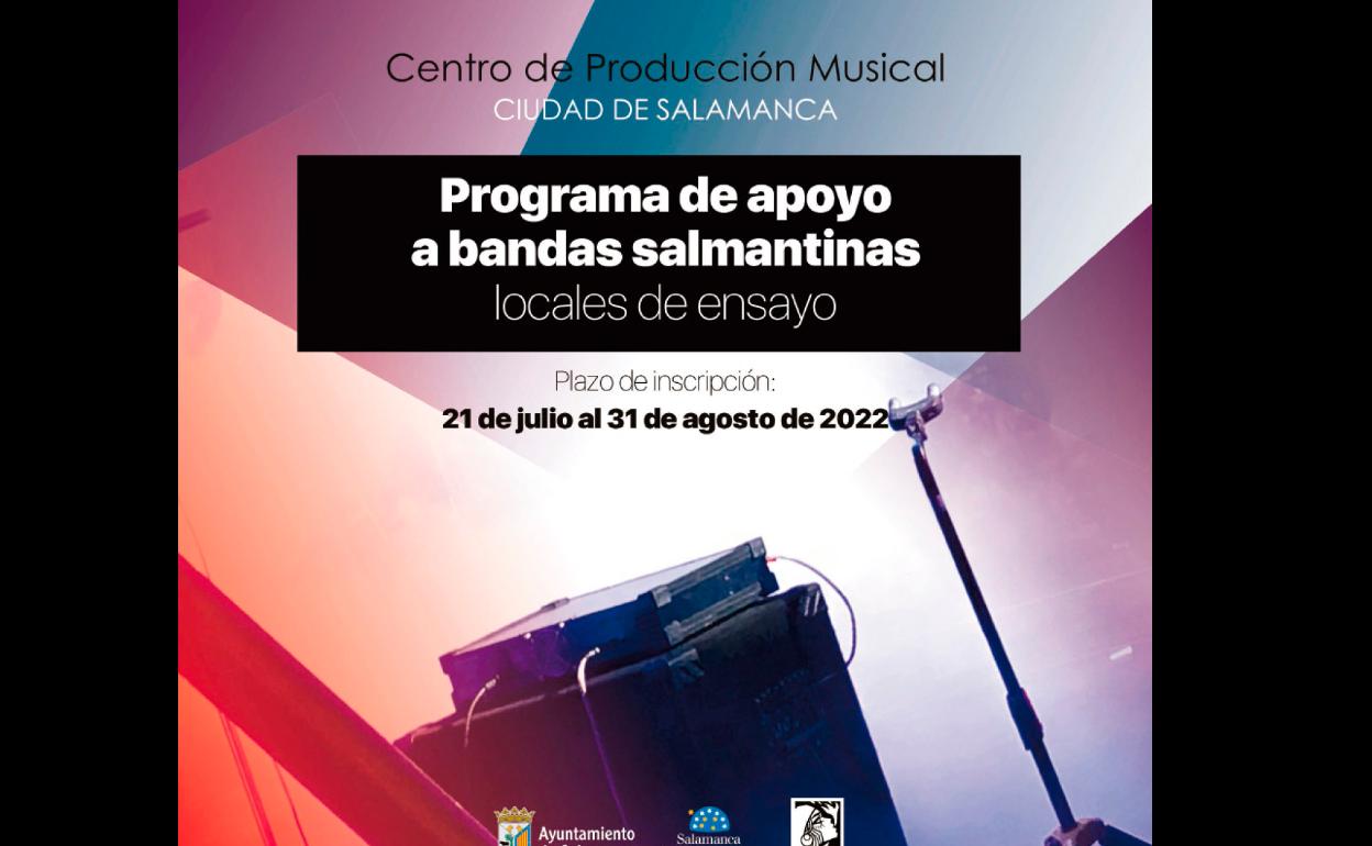 Últimos días para solicitar las salas de ensayo gratuitas para los grupos musicales de Salamanca