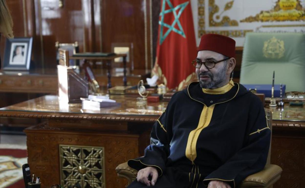 El rey Mohamed VI de Marruecos.