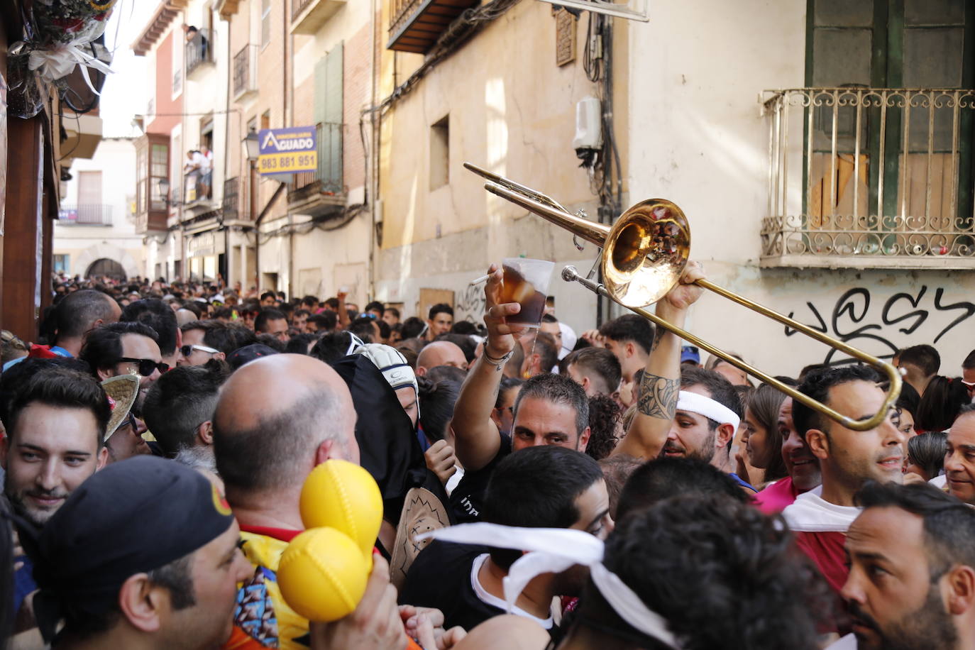 Fotos: Primer chúndara de las fiestas de Peñafiel después de dos años