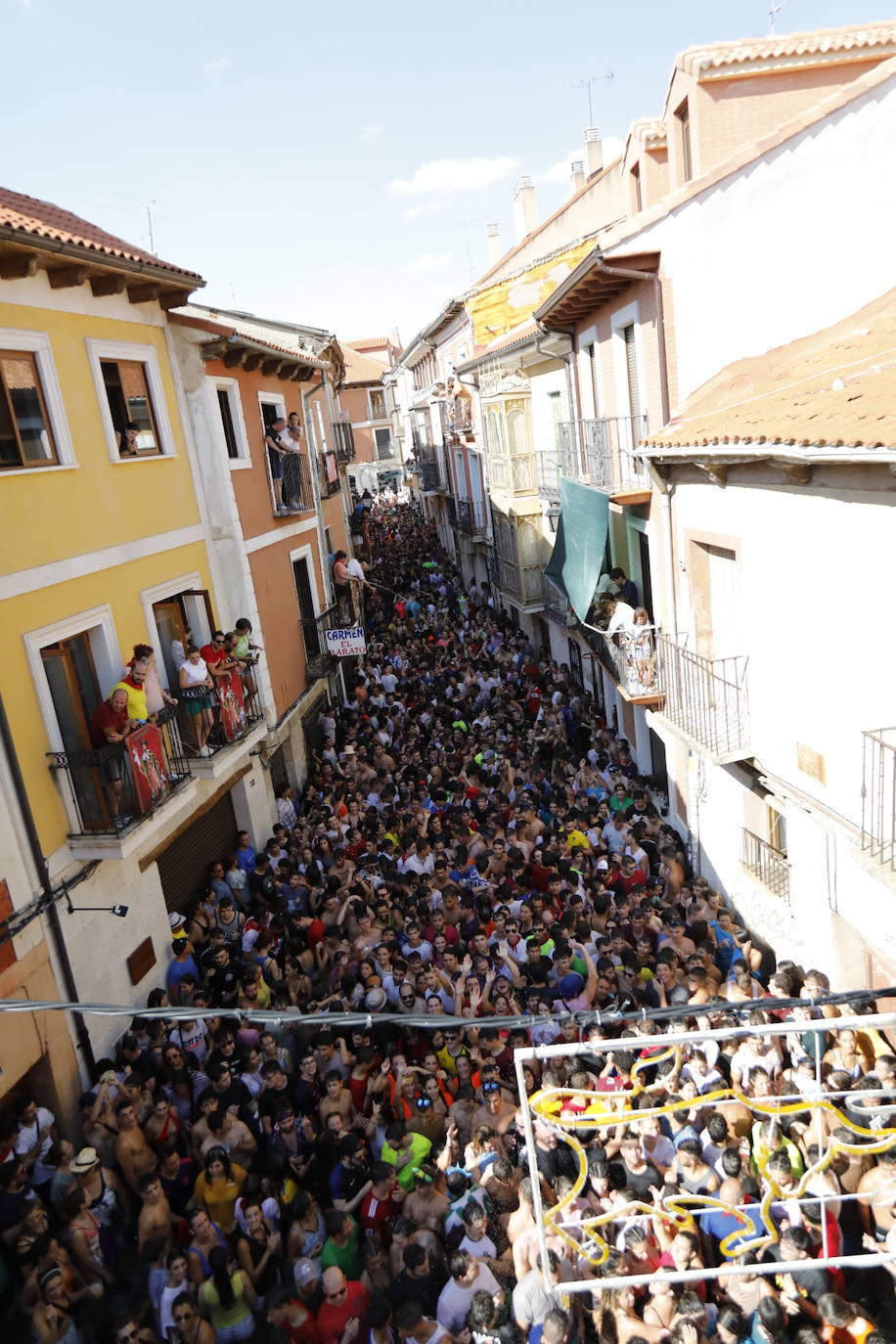 Fotos: Primer chúndara de las fiestas de Peñafiel después de dos años