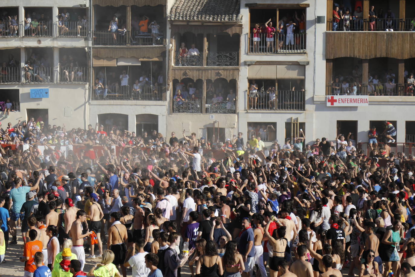 Fotos: Primer chúndara de las fiestas de Peñafiel después de dos años