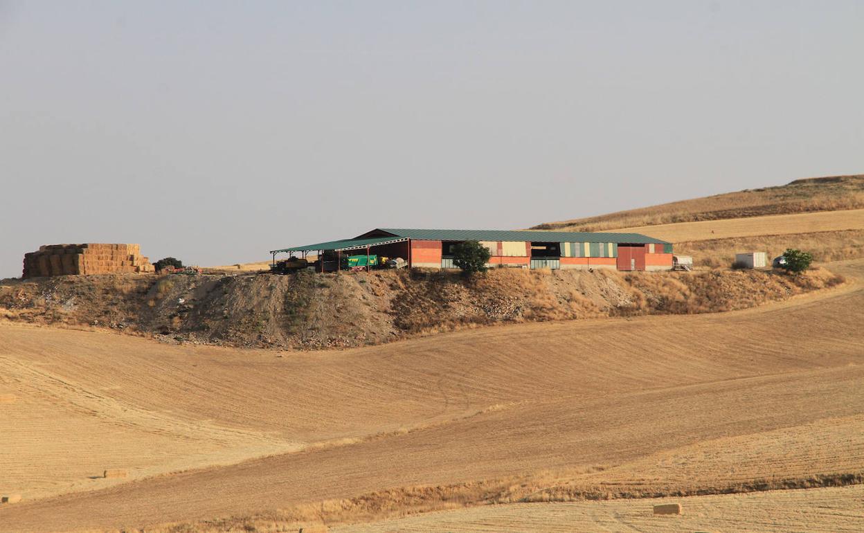 Explotación agraria en la provincia de Segovia.