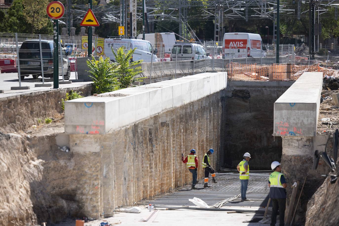 Fotos: Cinco meses para finalizar las obras en el túnel de Panaderos, Valladolid