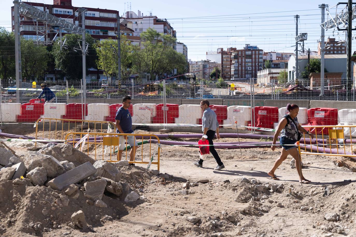 Fotos: Cinco meses para finalizar las obras en el túnel de Panaderos, Valladolid