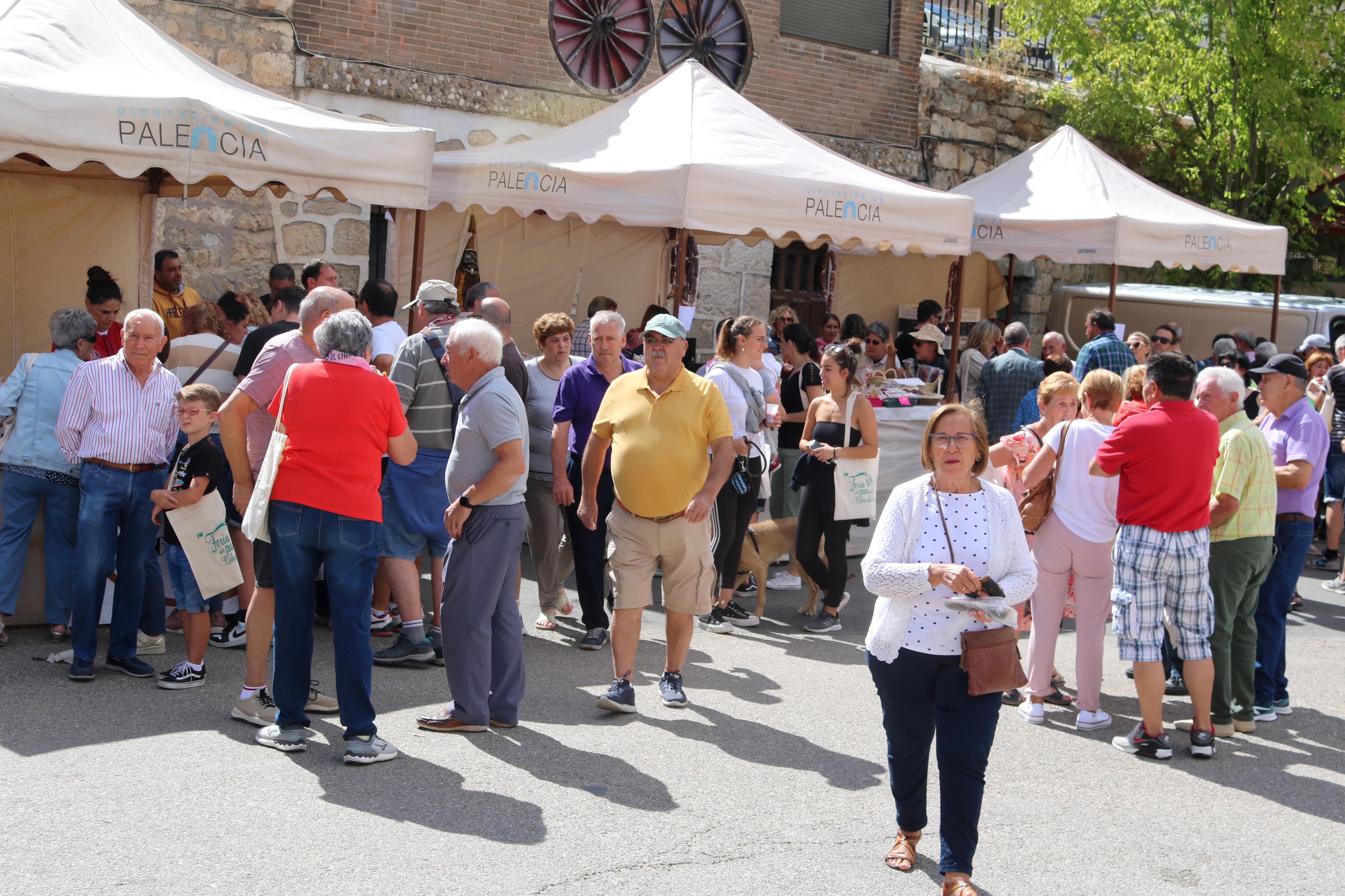 Vecinos y visitantes se volcaron con la Feria del Pan celebrada en Cobos de Cerrato