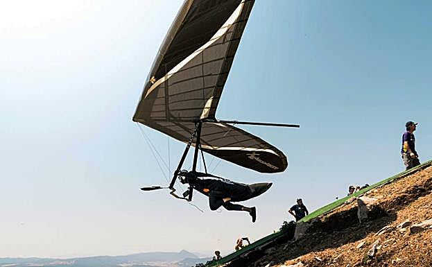 Momento del despegue.