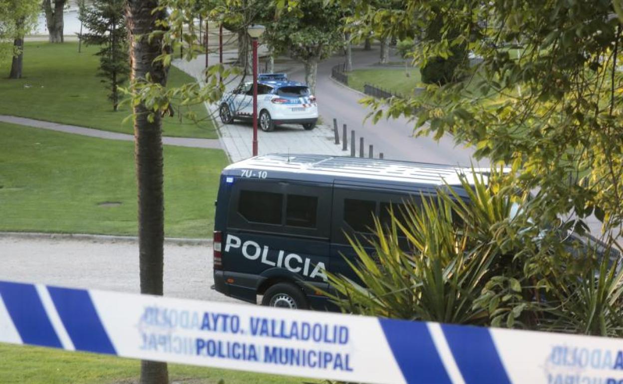 Imagen de achivo de presencia policial en Paseo Isabel la Católica. 