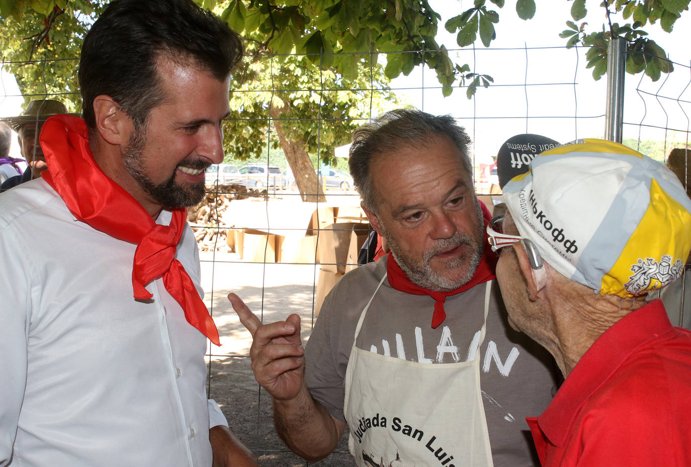 Tradicional judiada en las fiestas de La Granja de San Ildefonso. 