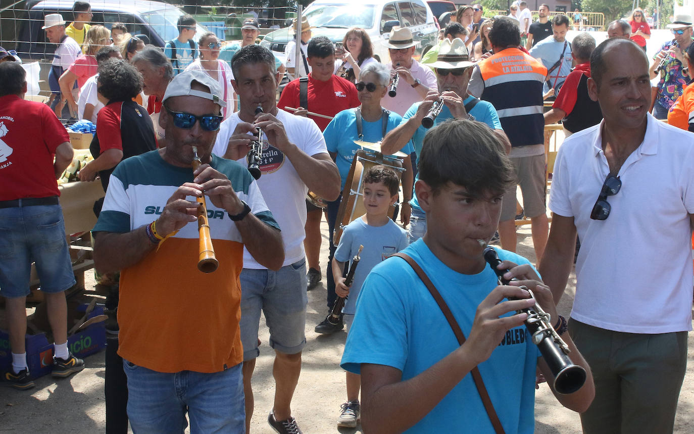 Tradicional judiada en las fiestas de La Granja de San Ildefonso. 