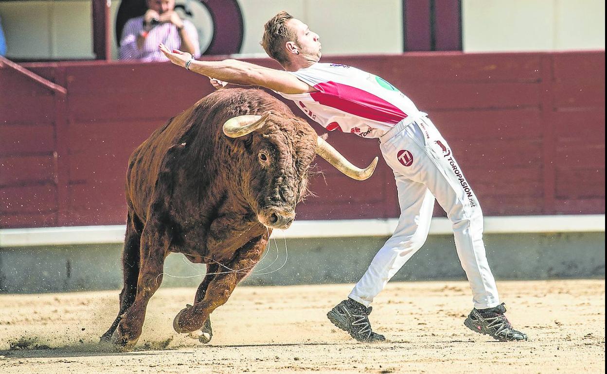 Pablo Martín 'Guindi', en un ceñido corte. 