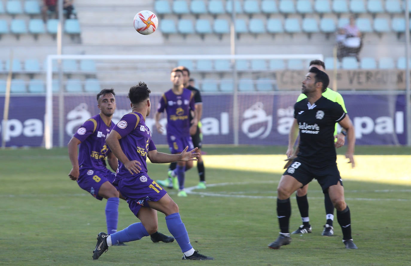 Partido del Cristo ante el Fuenlabrada, el pasado día 19 en La Balastera. 