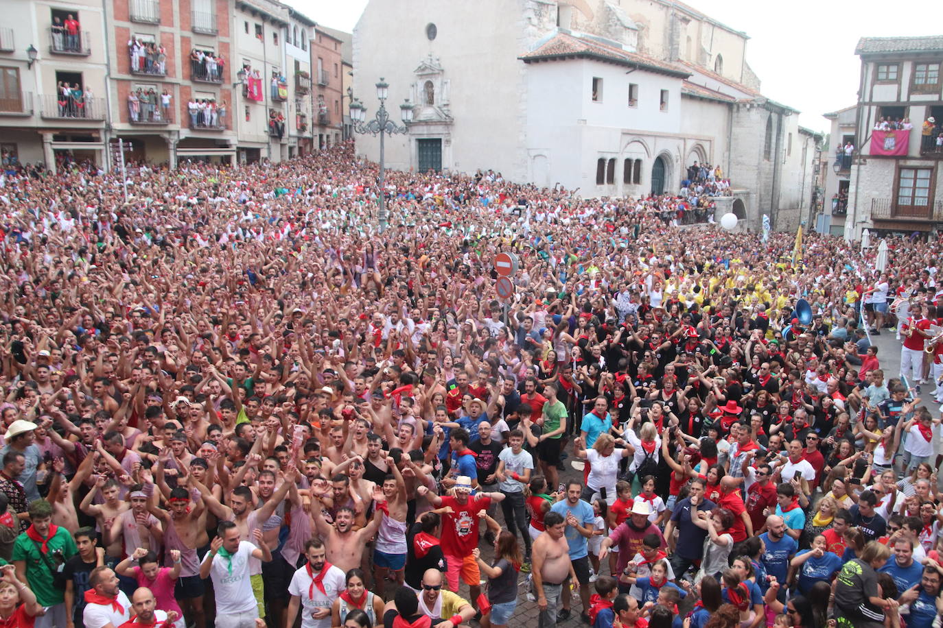 Comienzo de las fiestas de Cuéllar.