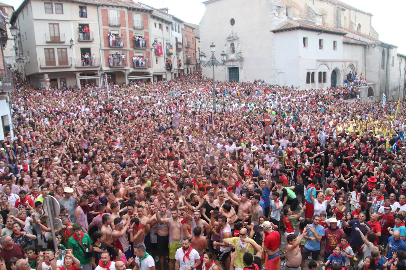 Comienzo de las fiestas de Cuéllar.
