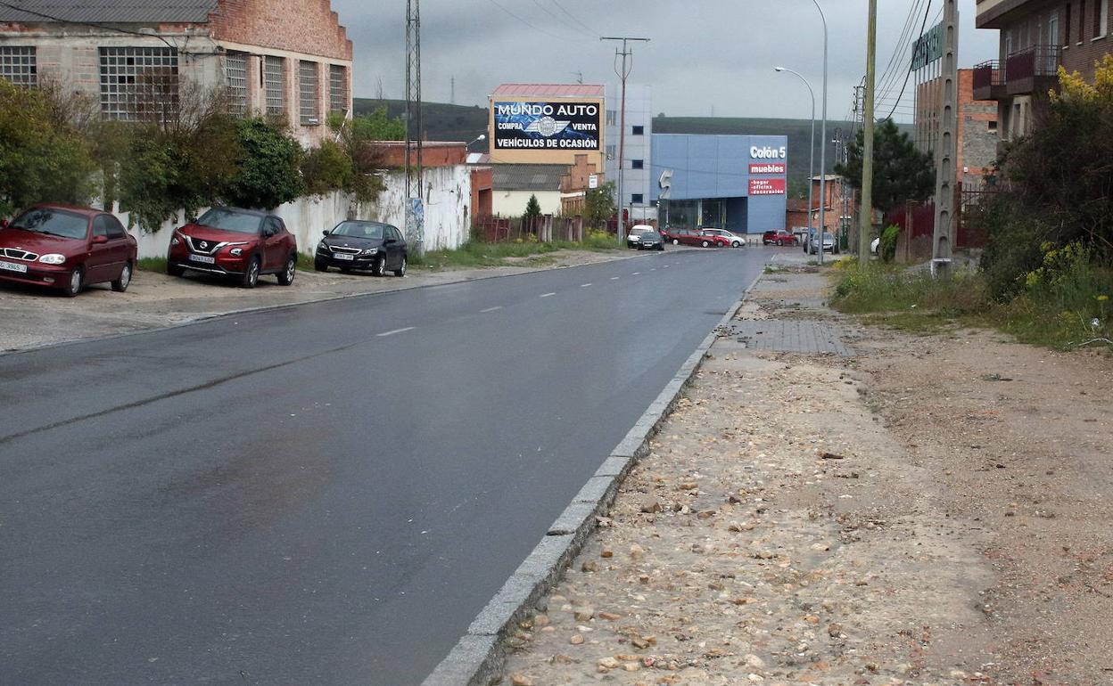 Estado actual de la calle Navacerrada. 