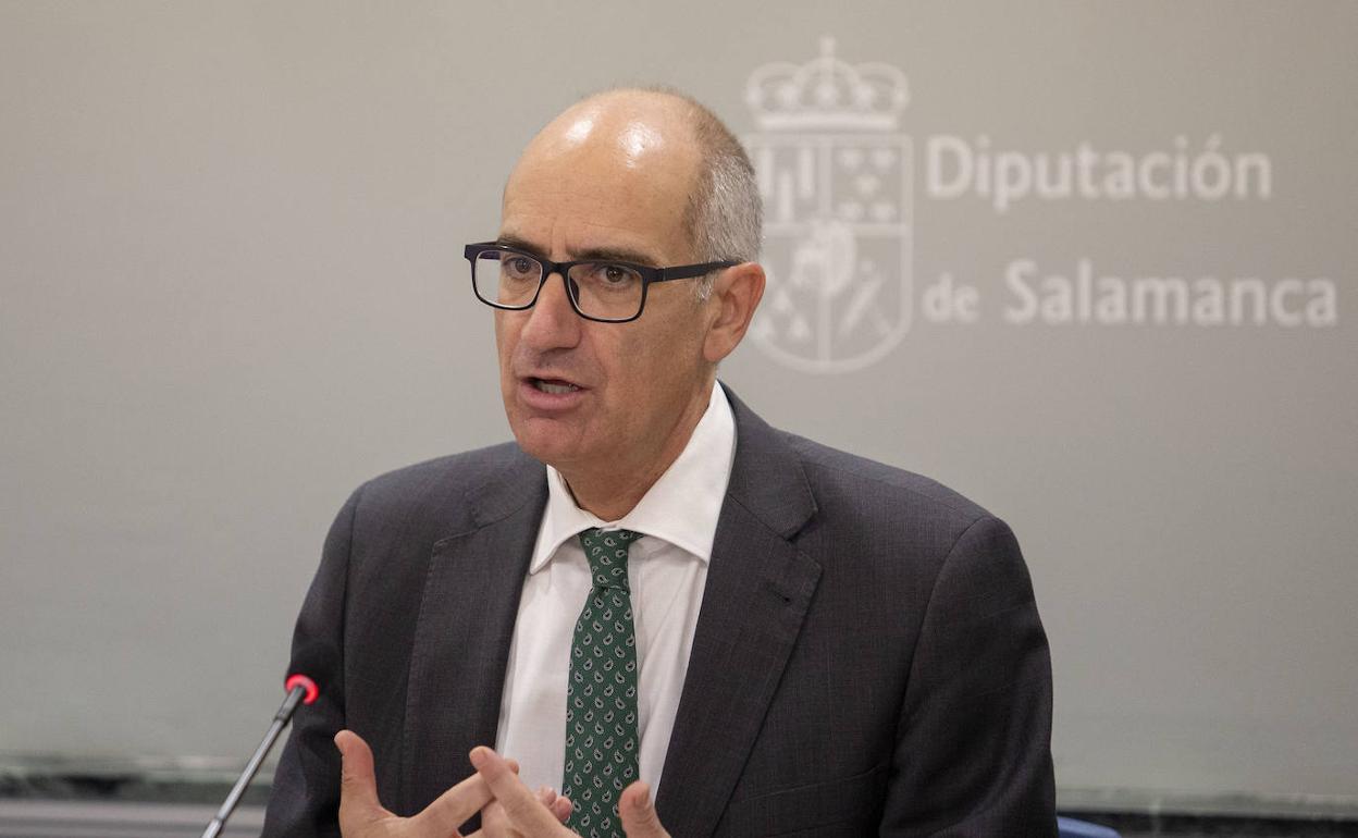 Javier Iglesias, presidente de la Diputación de Salamanca.