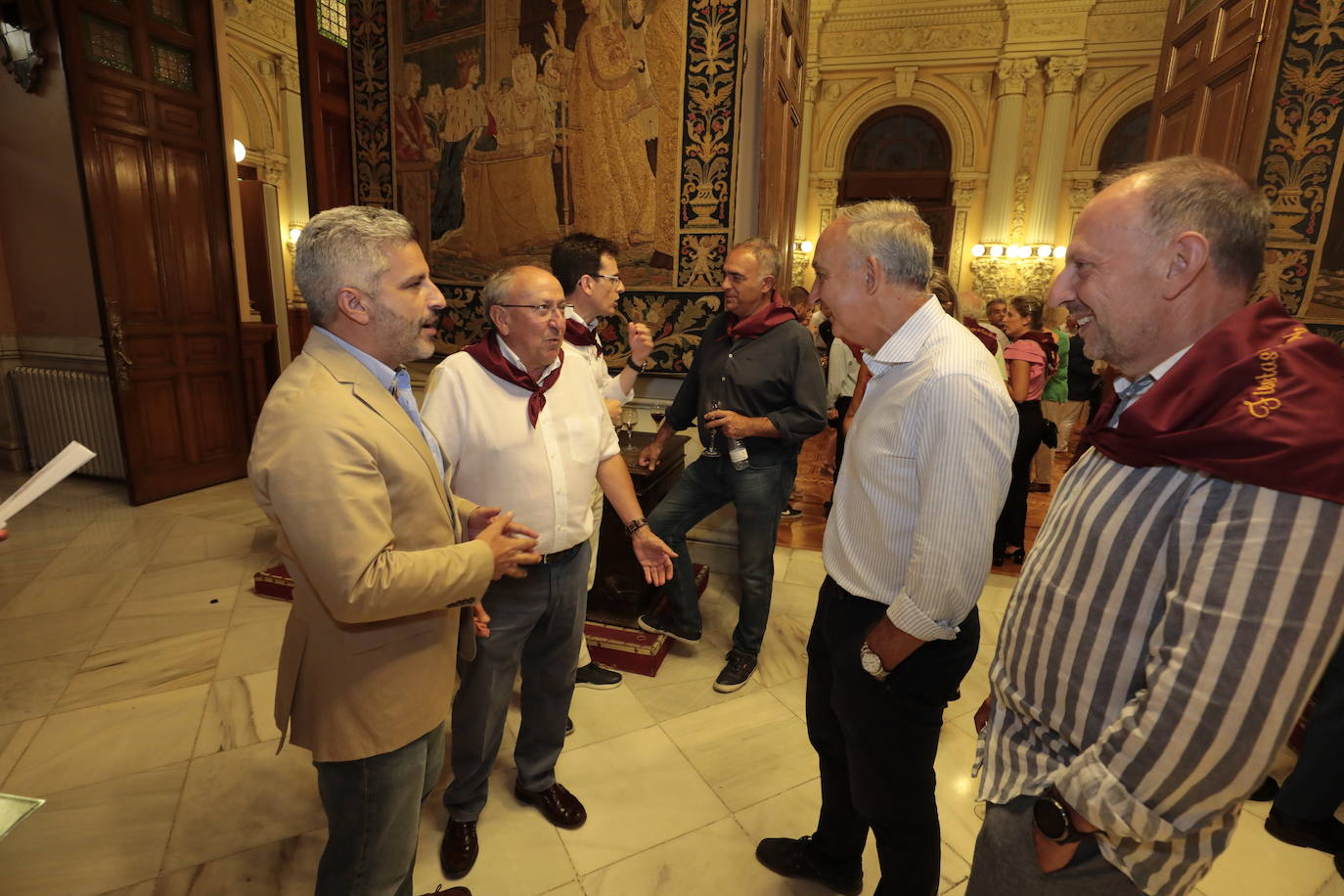 Fotos: Cóctel en el Ayuntamiento de Valladolid tras el pregón