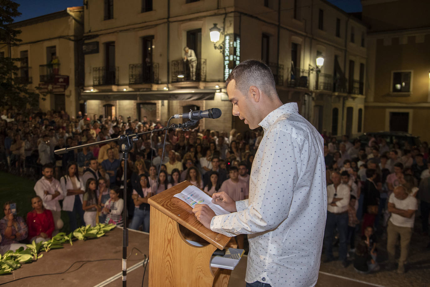 Actos con motivo del pregón en Carbonero el Mayor.