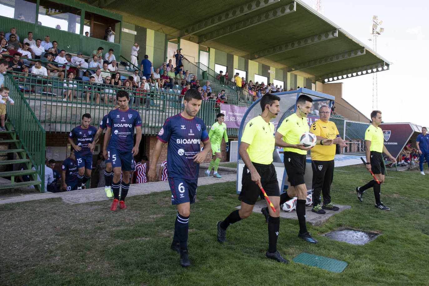 Partido entre la Segoviana y el Atlético de Madrid B.