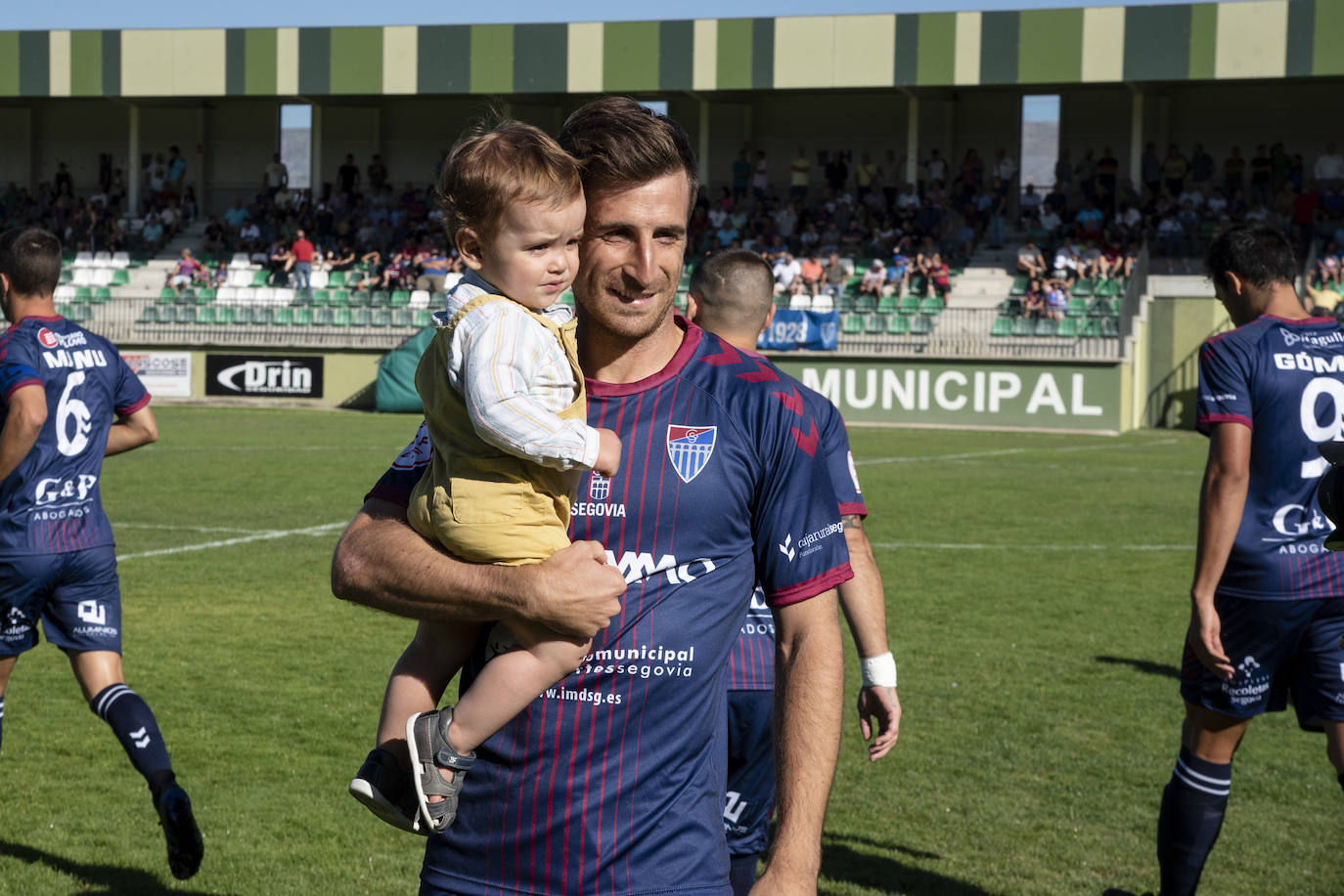 Partido entre la Segoviana y el Atlético de Madrid B.