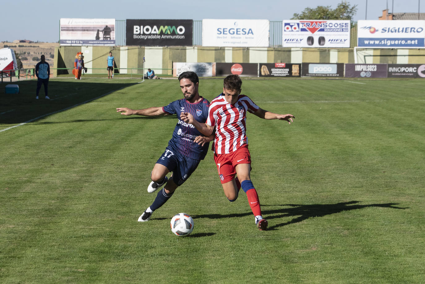 Partido entre la Segoviana y el Atlético de Madrid B.