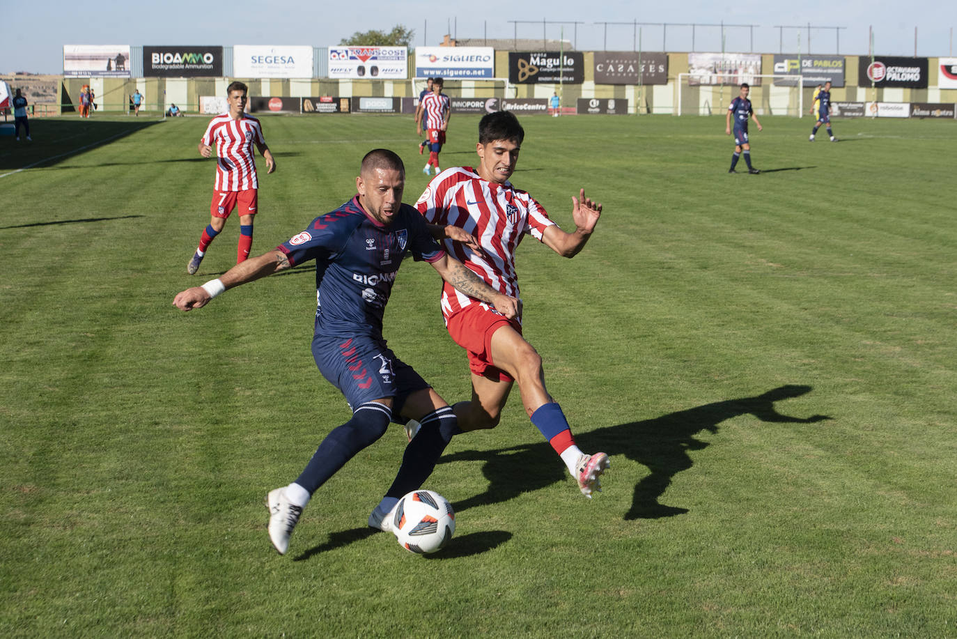 Partido entre la Segoviana y el Atlético de Madrid B.