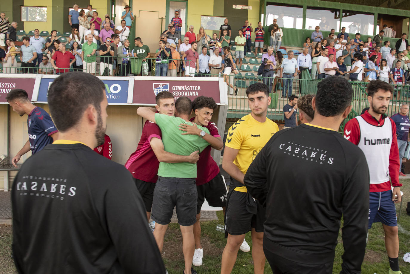 Partido entre la Segoviana y el Atlético de Madrid B.