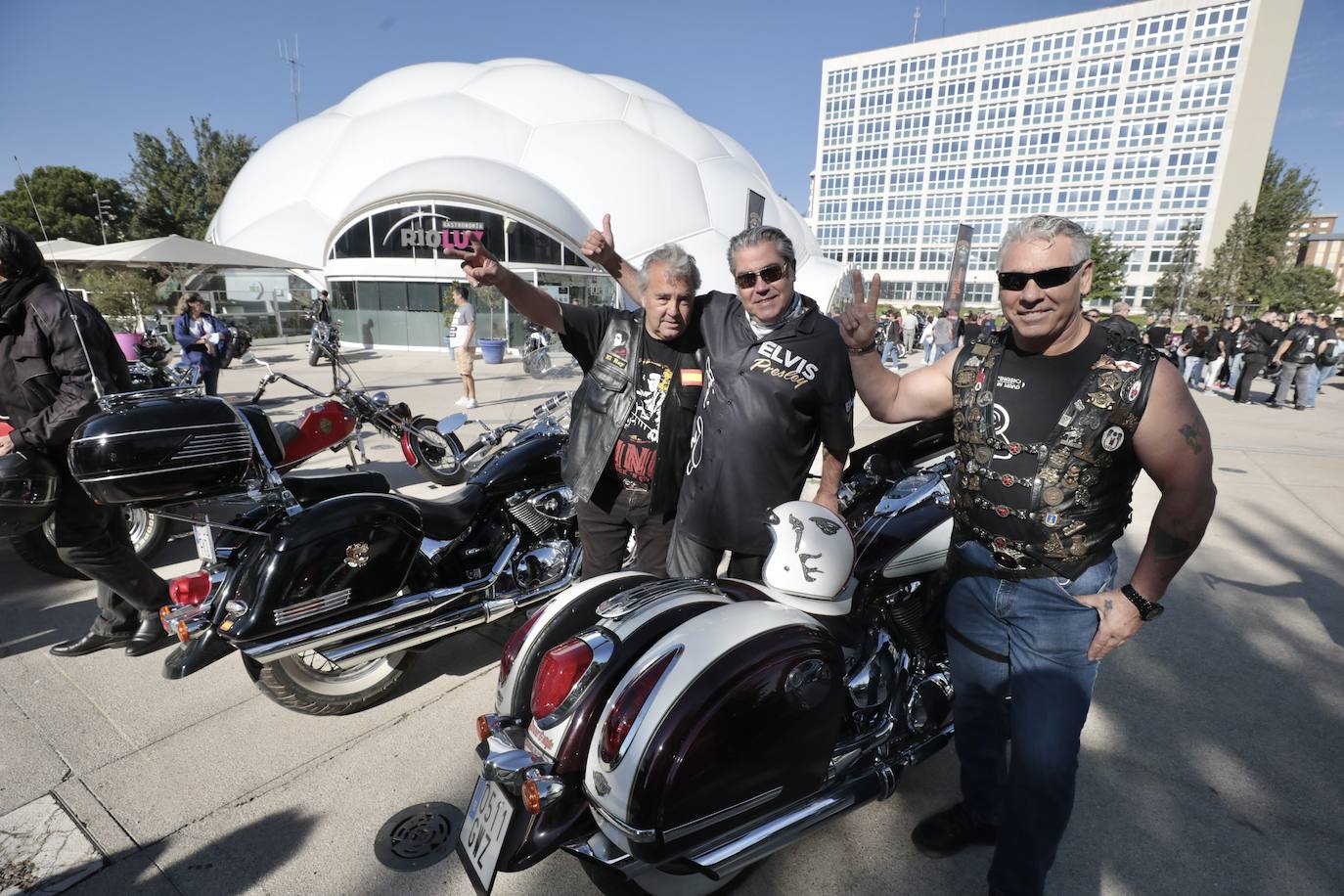 Fotos: Las Harley Davidson rugen en Valladolid con motivo de las fiestas