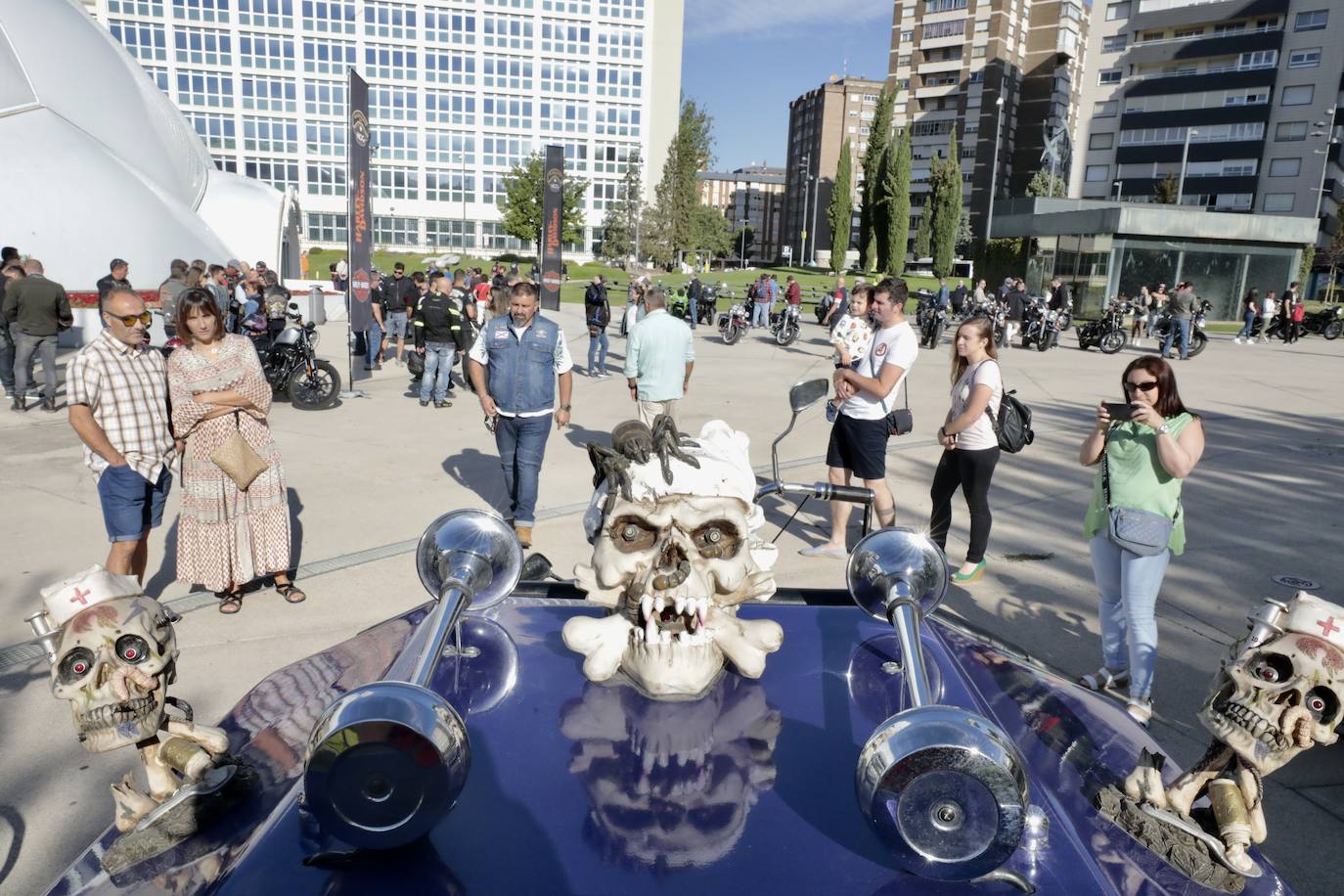 Fotos: Las Harley Davidson rugen en Valladolid con motivo de las fiestas