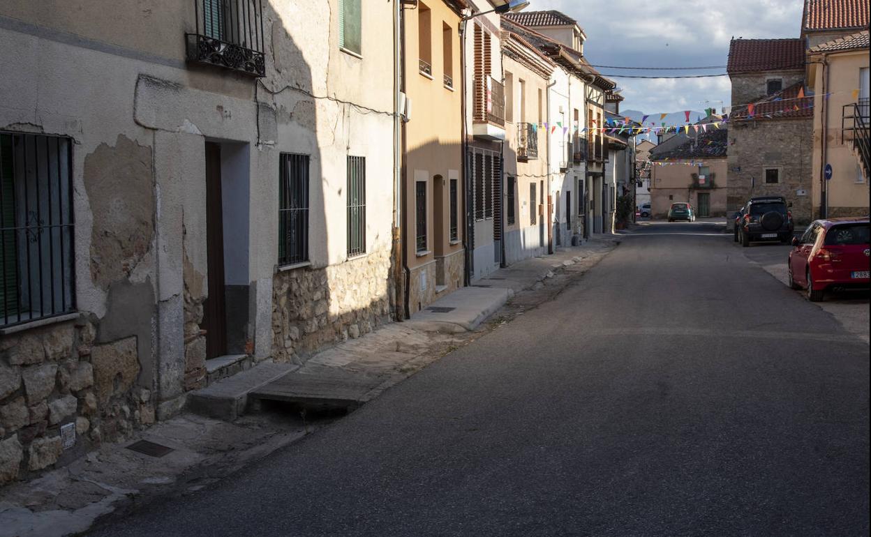 Calle Real Alta de Zamarramala.