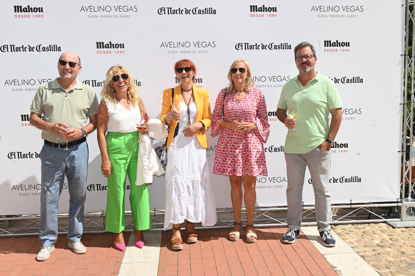 José Peláez, Elena Muñoz, de Unión de Créditos Inmobiliarios; María Sanzo, de Bodegas Rodríguez y Sanzo; Ana Alonso, de El Norte, y Javier Rodríguez, de Bodegas Rodríguez y Sanzo.