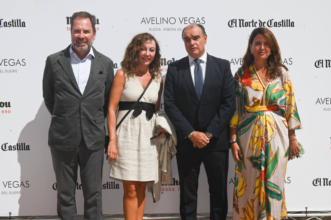 Fernando Ponzón, de Sabadell Urquijo; Cristina Santos, directora regional del Banco Sabadell; Fernando Camacho, director de la oficina principal de Banco Sabadell en Valladolid; y Camino Quiñones, directora regional del Banco Sabadell.