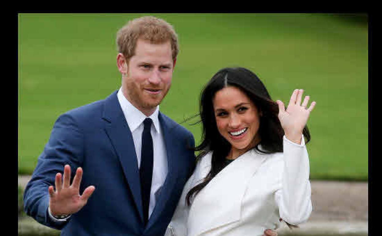 Meghan Markle y el Príncipe Harry. 