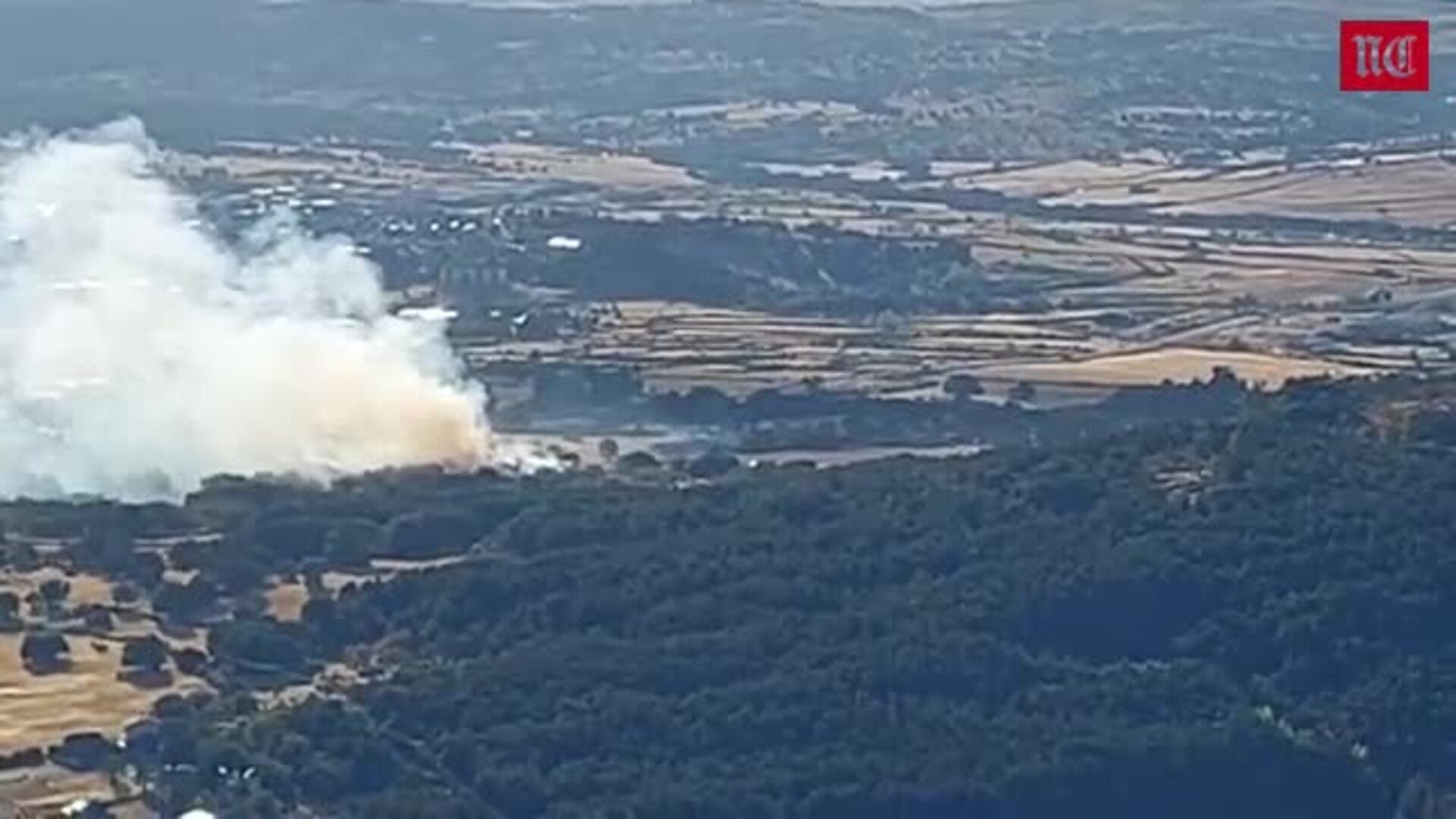 Incendio en El Espinar, Segovia