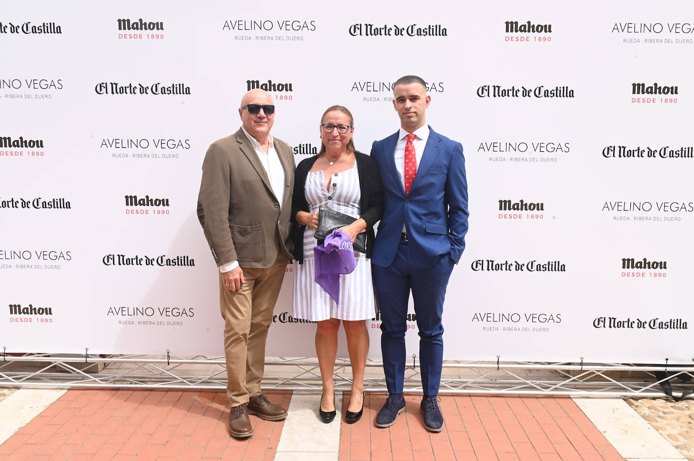 Jorge Ruiz, de Autocares Interbus; Natalia Martín de la Fundación de la Lengua Española en Valladolid; y Juan Díez, de Los Fogones de Jota.