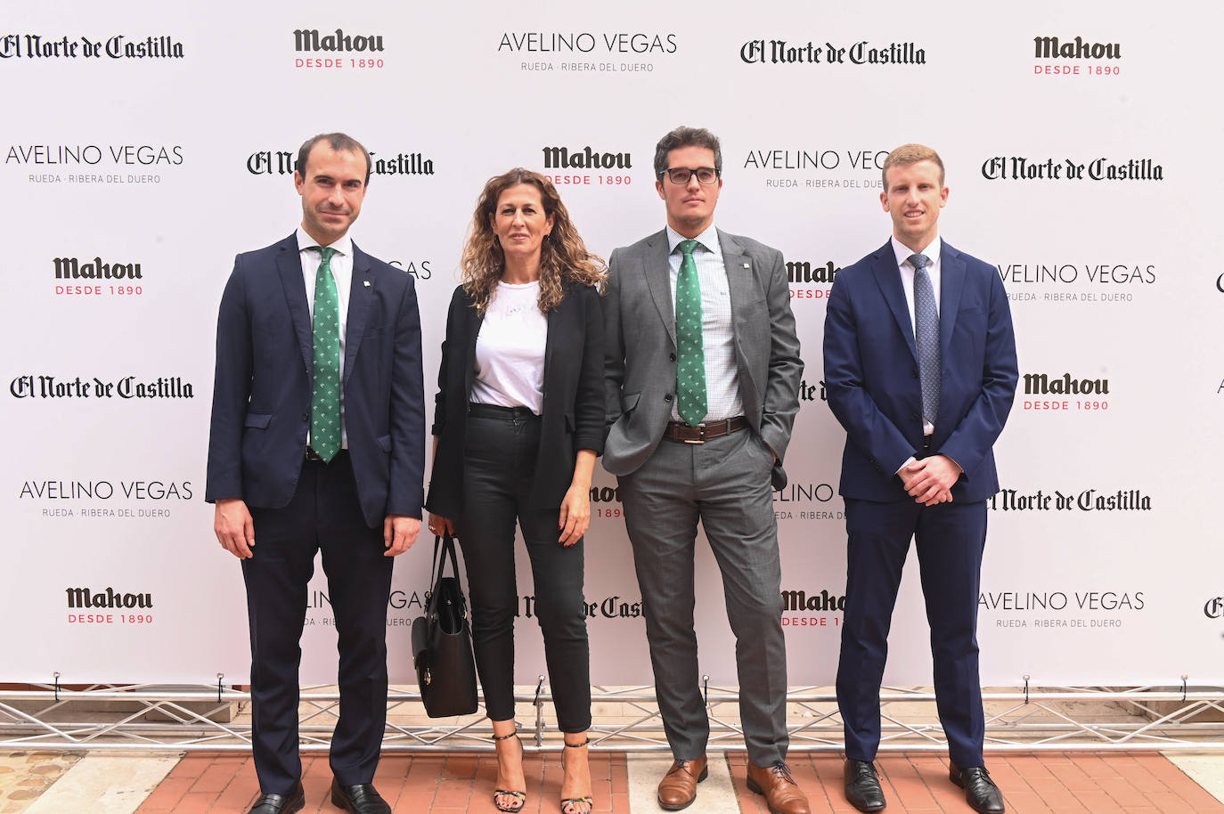 Los representantes de EuroCaja Rural, Julián del Barrio, María José Gómez, Julio Molano y Sergio Gutiérrez.