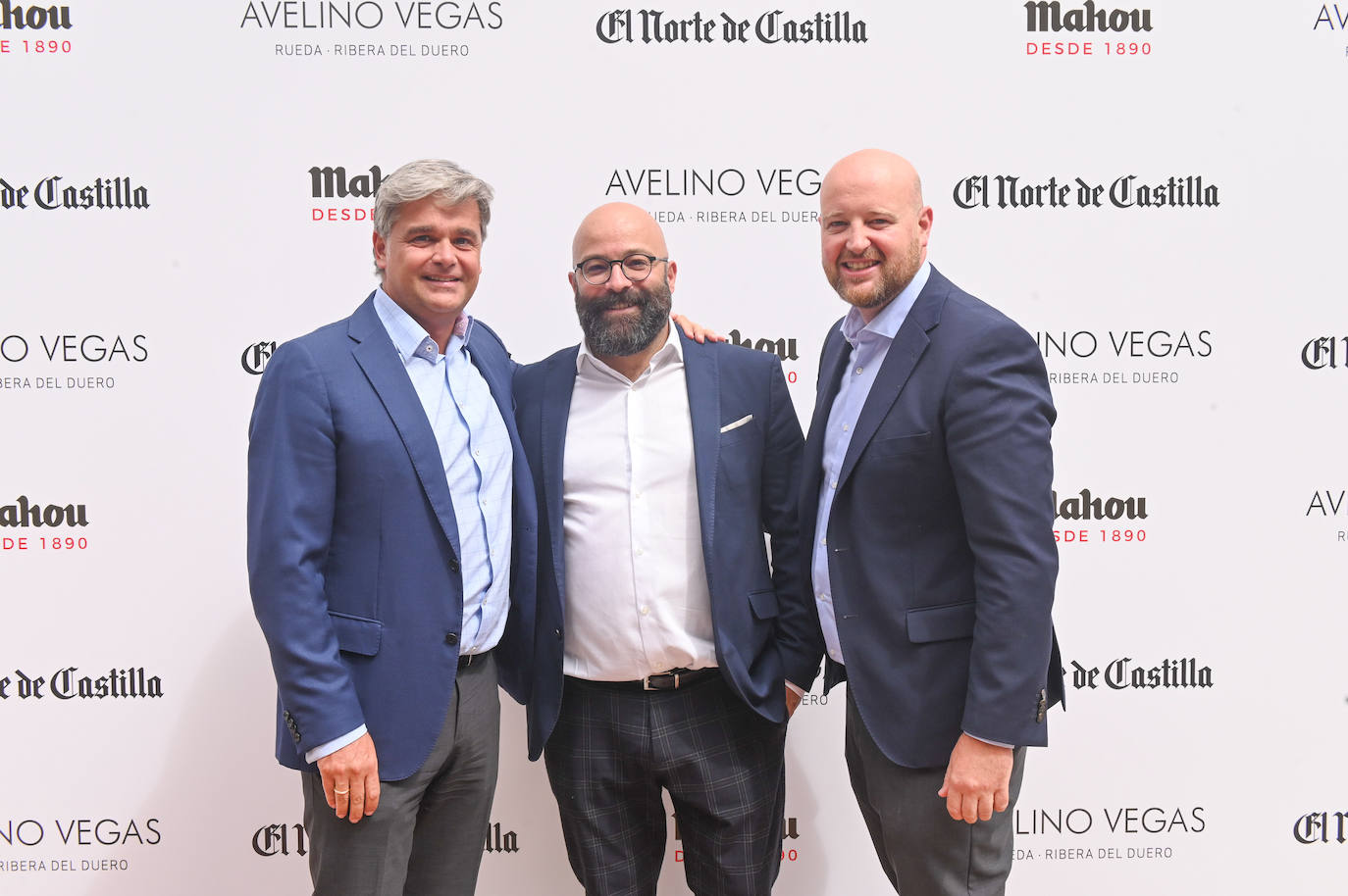 Luis Martínez-Íñiguez, del Hotel Recoletos; Domingo Rodríguez, director comercial de El Norte de Castilla; y Ramón Montáñez, del Hotel Recoletos.