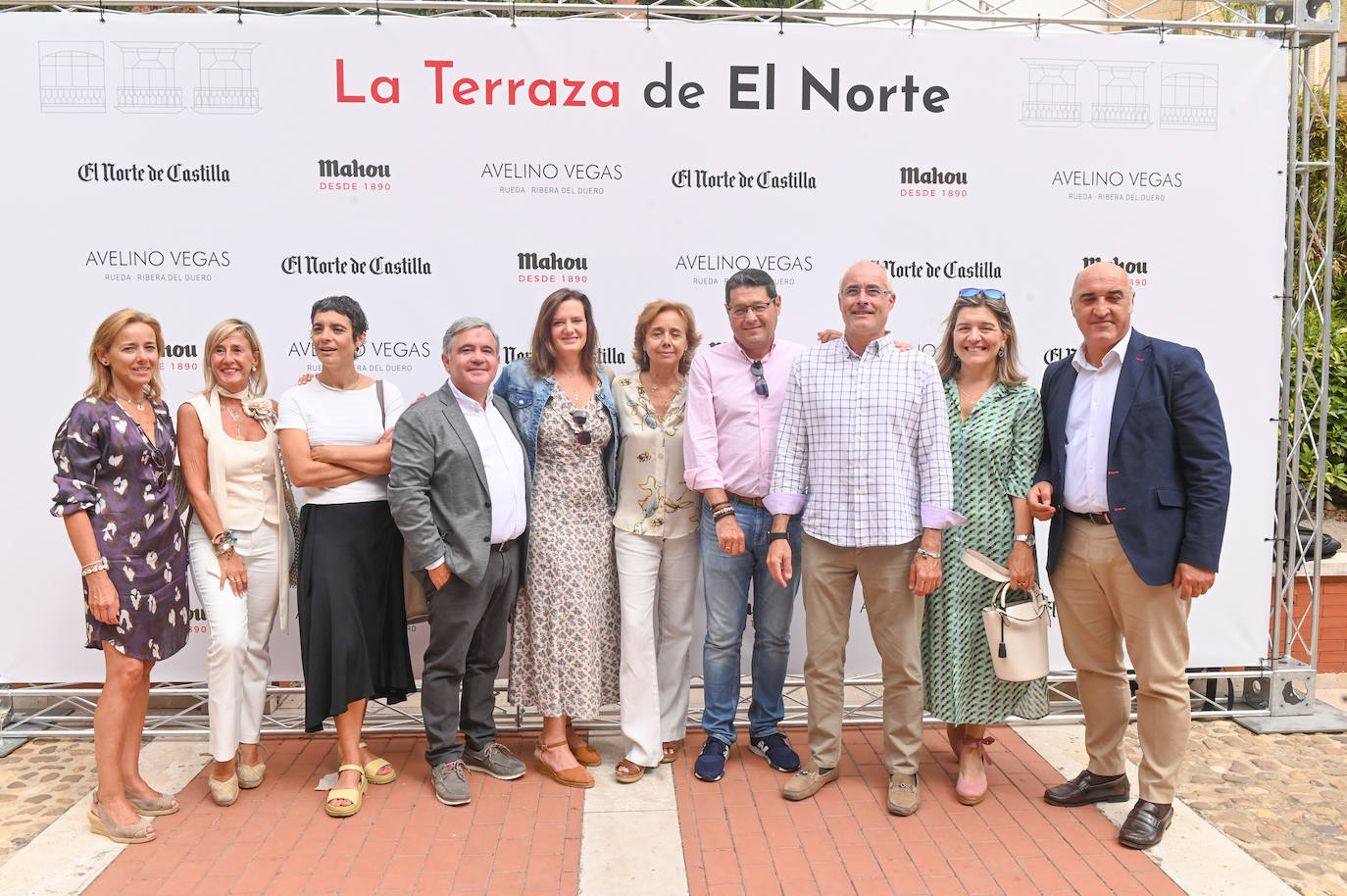Los procuradores y abogados Cristina Miguélez, Ana Gutiérrez, Almudena Bezos, Alfonso Alonso, Milagros Noriega, Mar Abril, Javier Martín, Fernando Rosat, Araceli Álvarez y Jorge González.