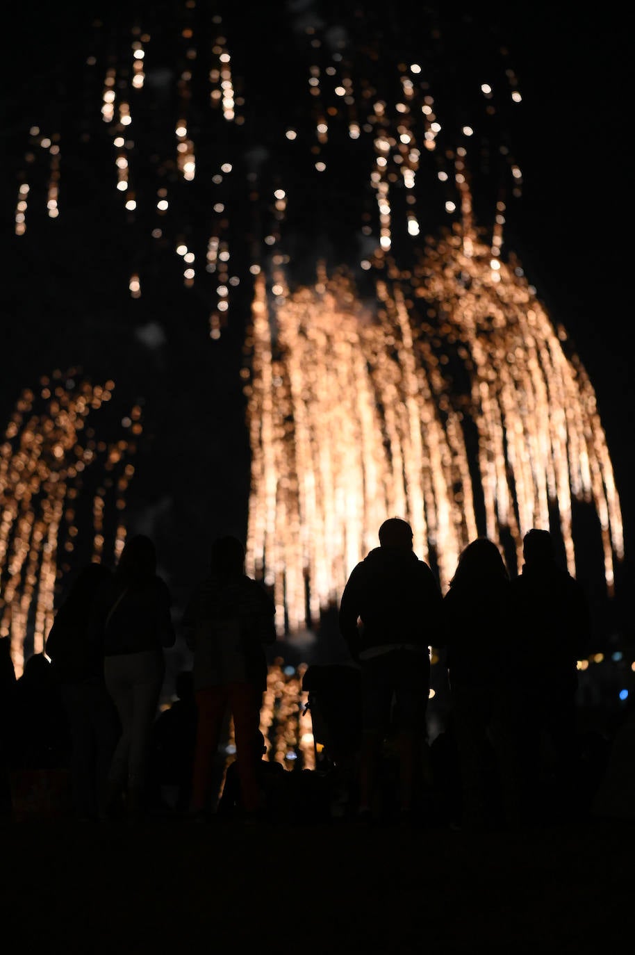 Fotos: Los fuegos artificiales del miécoles, en imágenes