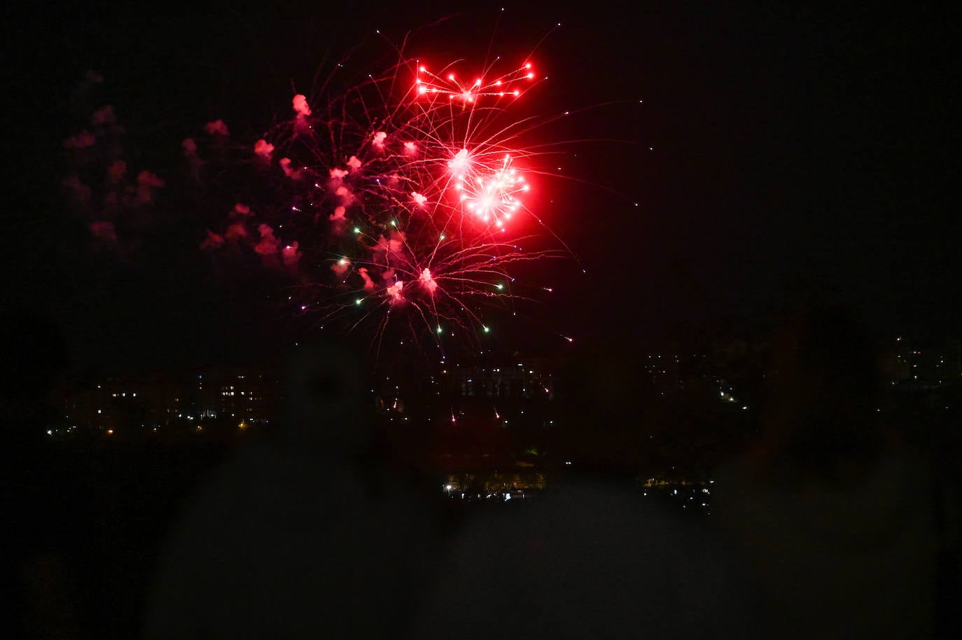 Fotos: Los fuegos artificiales del miécoles, en imágenes