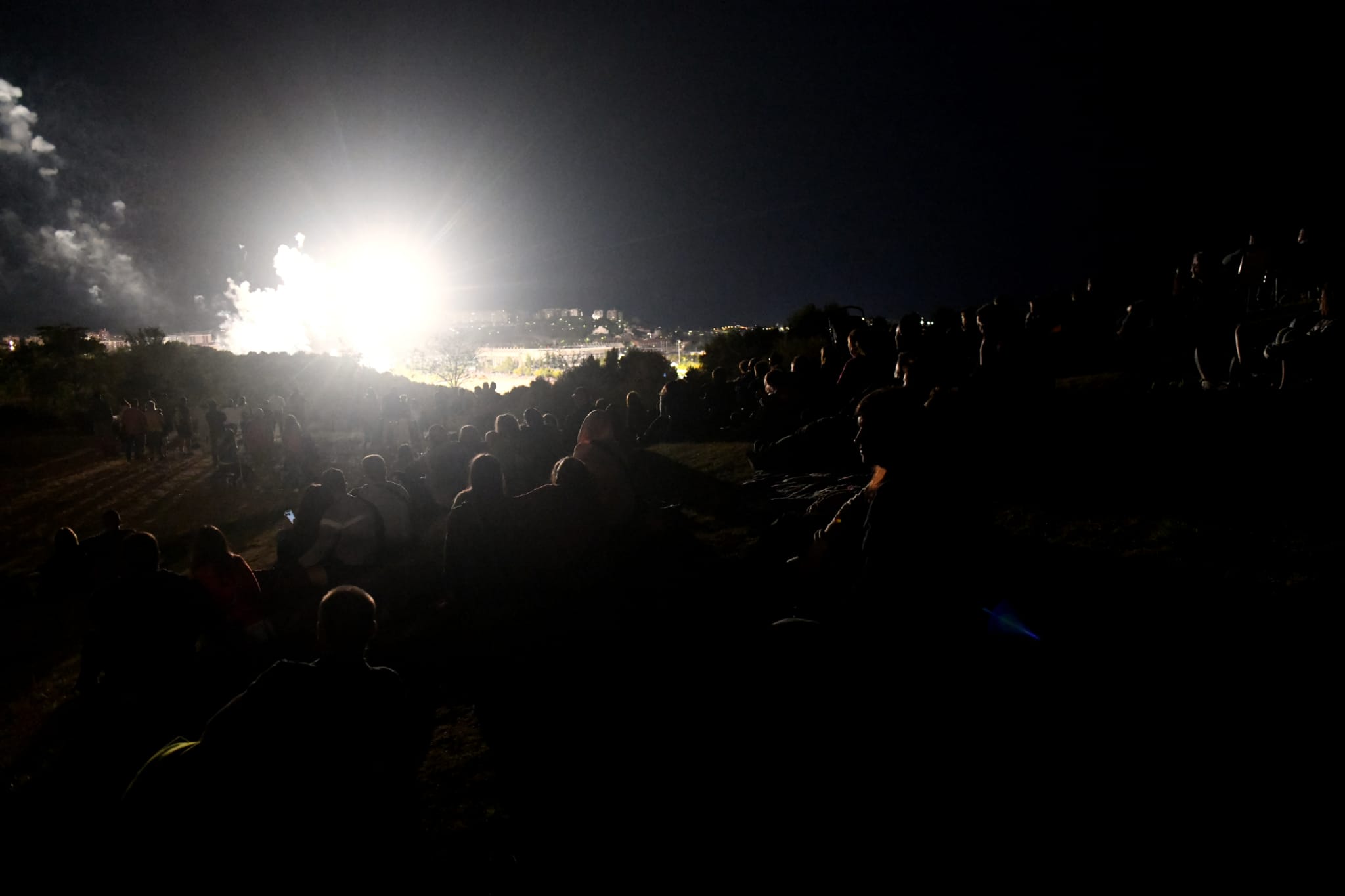 Fotos: Los fuegos artificiales del miécoles, en imágenes