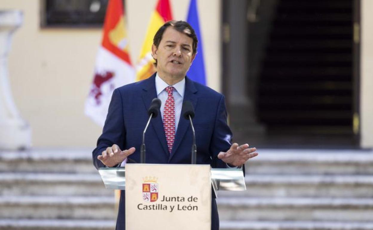 Alfonso Fernández Mañueco, presidente de la Junta de Castilla y León. 