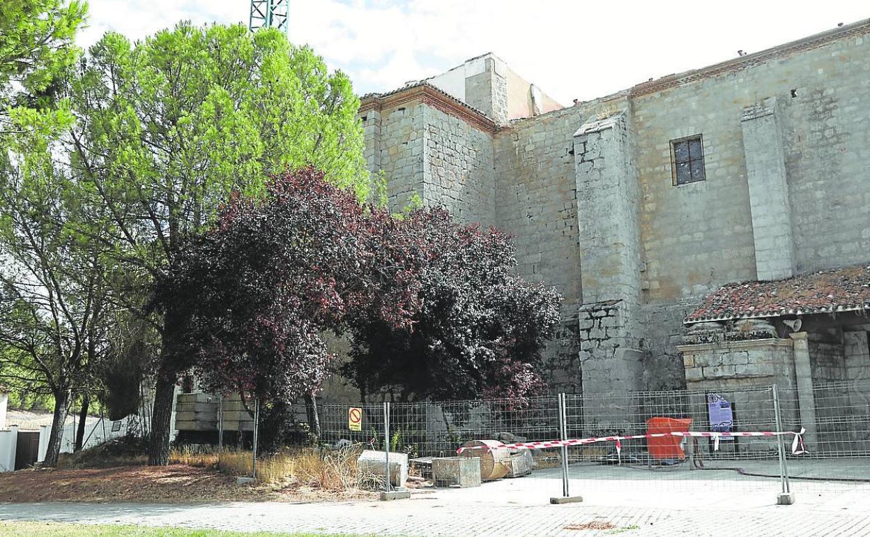 Las obras del Monasterio de Ampudia para reparar la cúpula y la cubierta arrancan el 19 de septiembre