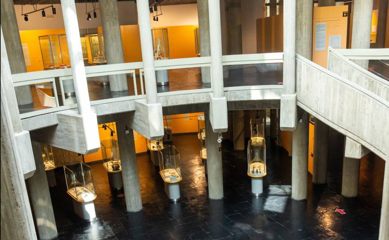 Interior del Museo de Palencia. 