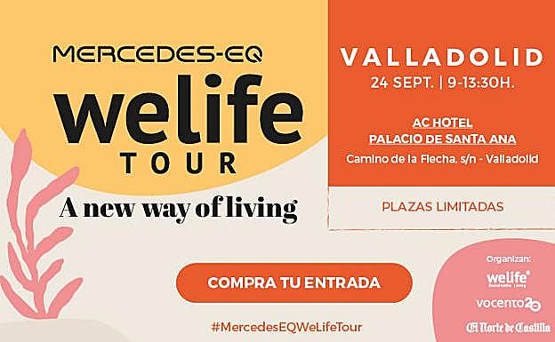 MercedesEQ WeLifeTour Valladolid del próximo 24 de septiembre.